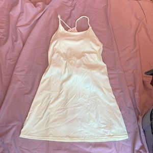 KuaCua Tennis Dress, Workout Golf Dress Built-in with Bra & Shorts Size Small